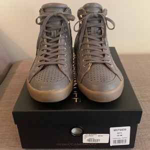 Rebecca Minkoff Seta Sneaker in Charcoal Grey Size 10